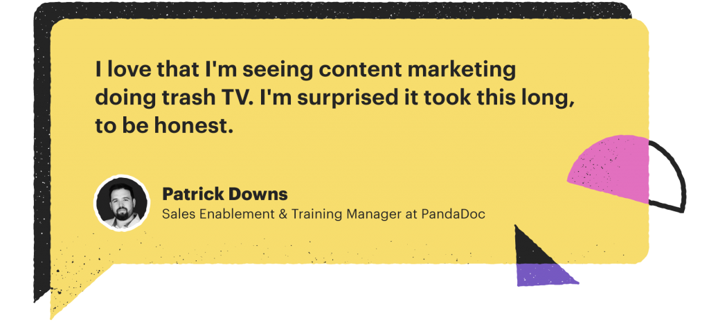 Patrick Downs' quote