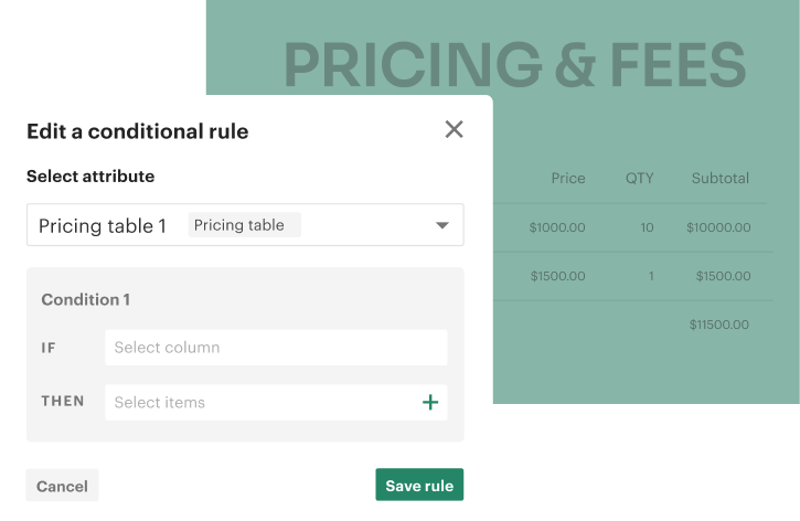 Smart Con X Pricing Table Smart Con X Pricing Table 2x