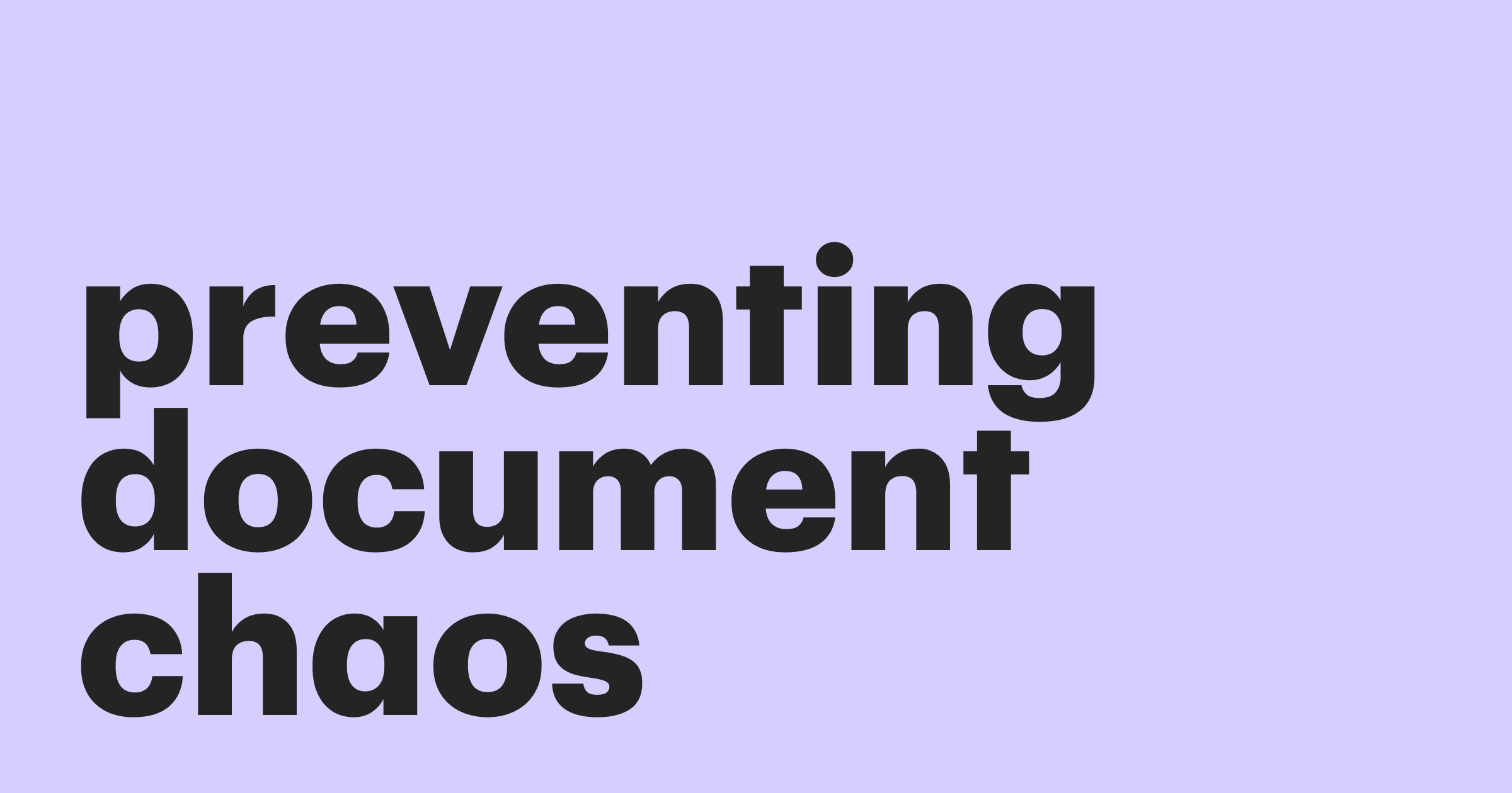 The admin’s guide to preventing document chaos in PandaDoc