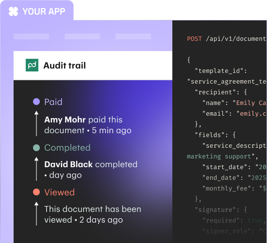 Audit Trail Interface