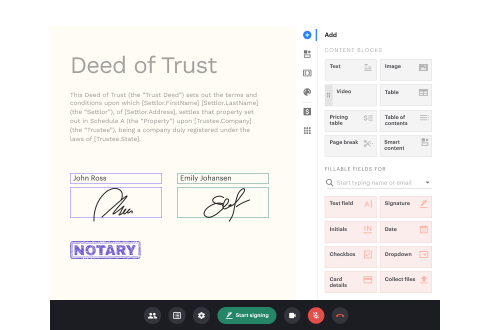 Feature Notary Editor