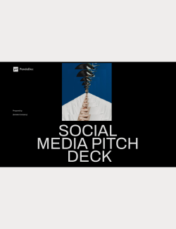 Social Media Pitch Deck