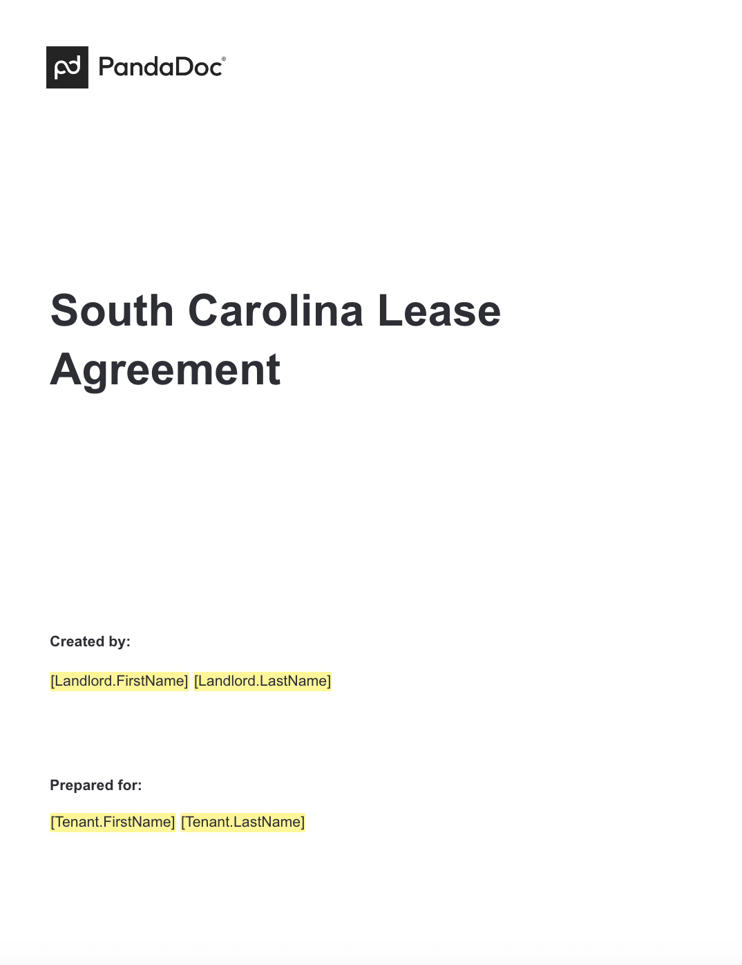 South Carolina Lease Agreements