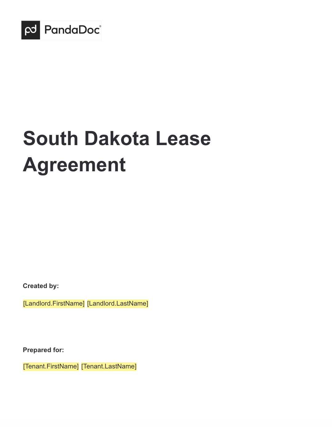 South Dakota Lease Agreements