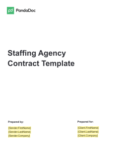 Staffing Agency Contract