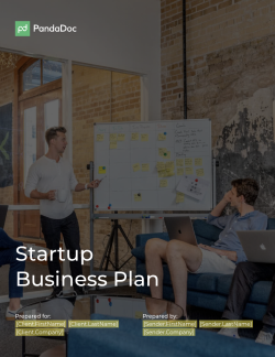 Startup Business Plan Template