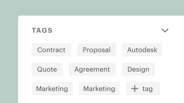 Generate and add document tags for fast retrieval