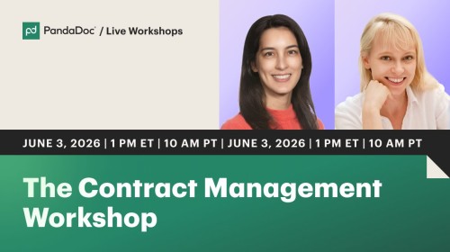 Contract Management Workshop