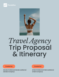 Travel Agency Proposal Template