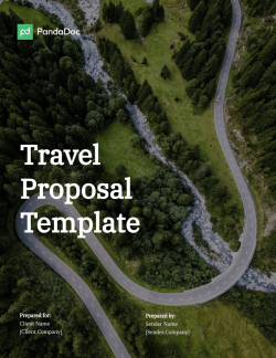 Travel Proposal Template [Revised Version]