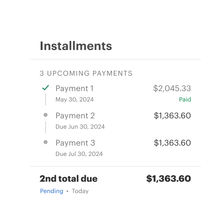 Upcoming Payments