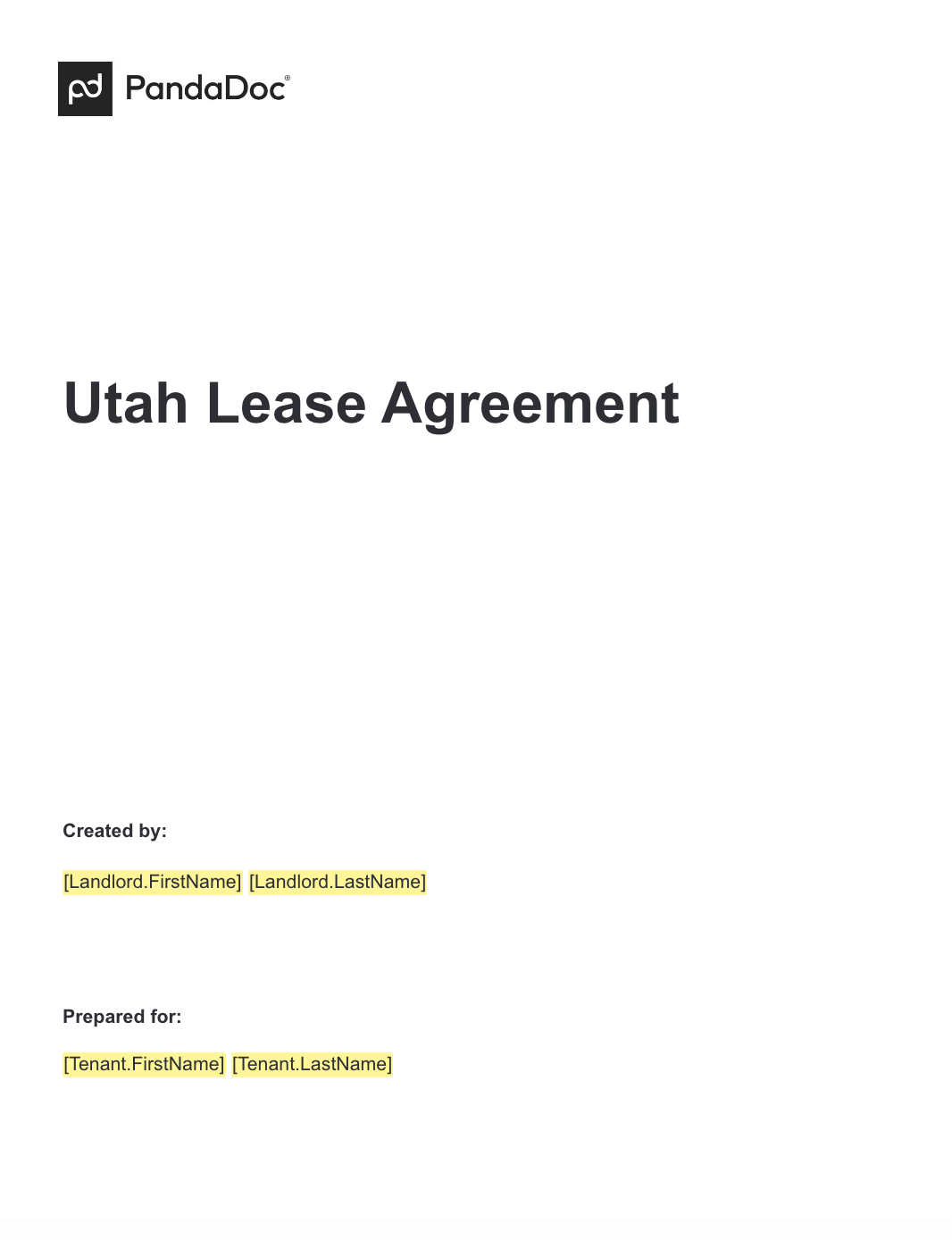 Utah Lease Agreements