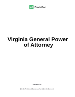 Power of Attorney Virginia