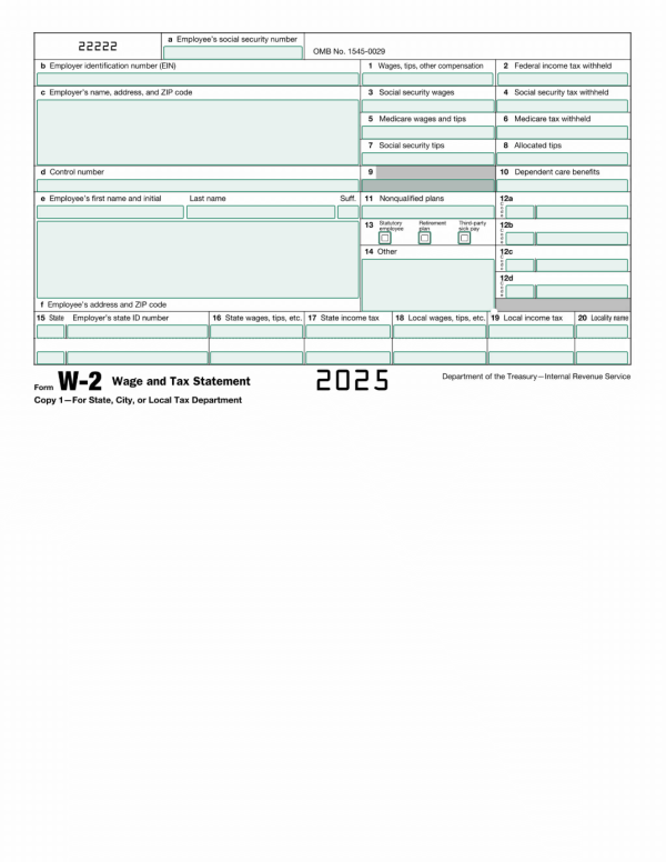 2025 Form W2 PandaDoc