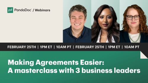 Making Agreements Easier: A masterclass with 3 business leaders