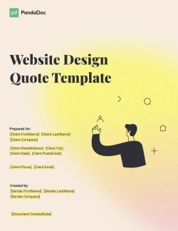 Website Design Quote Template