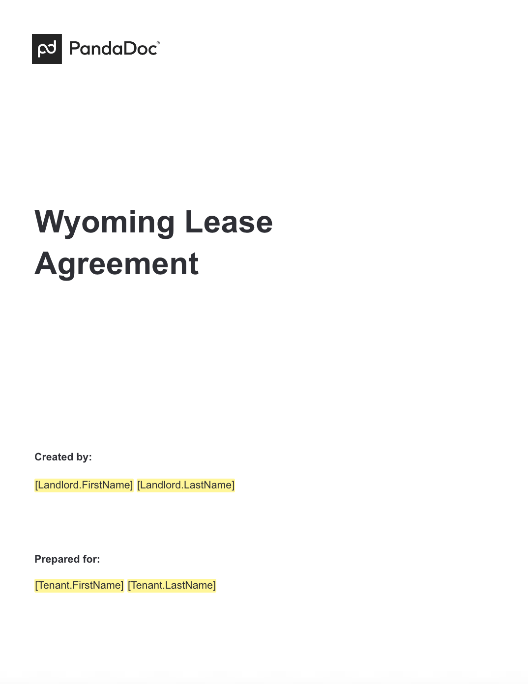 Wyoming Lease Agreements