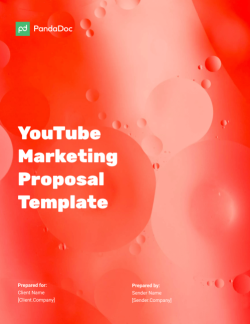 Youtube Marketing Proposal Template