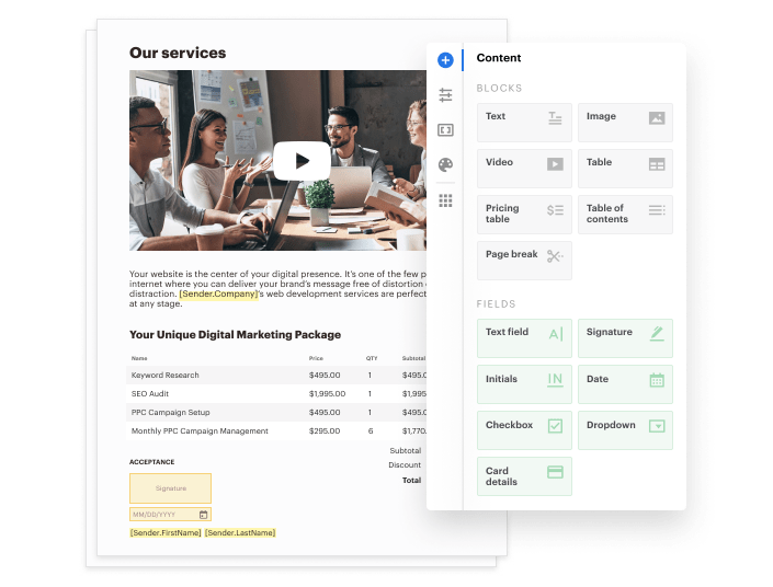 Faster docs. Faster deals.
