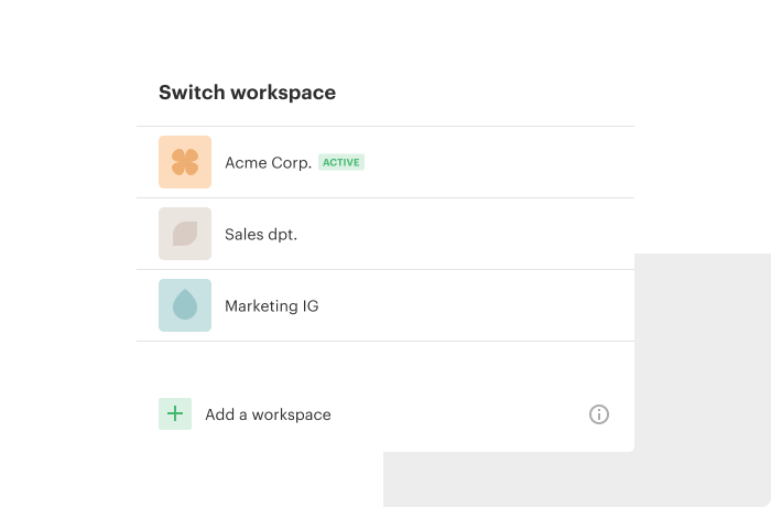 Switch Workspace