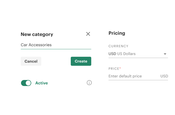 Category Pricing