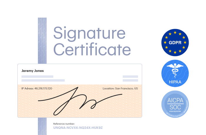 Get legally-binding signatures