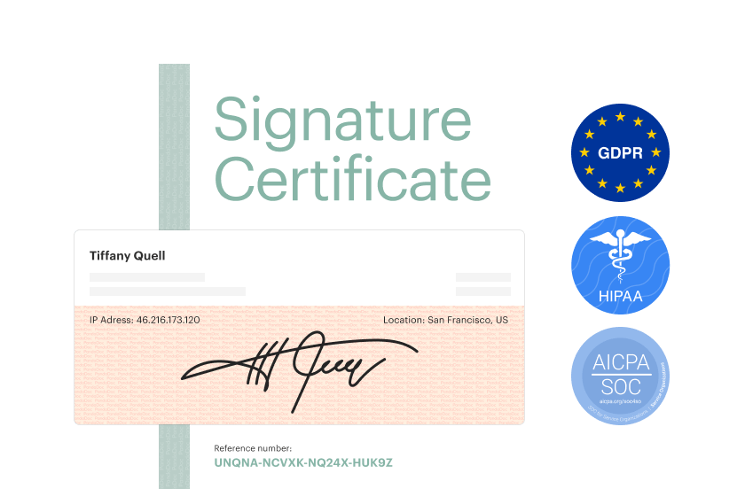 Signature Certificat Image