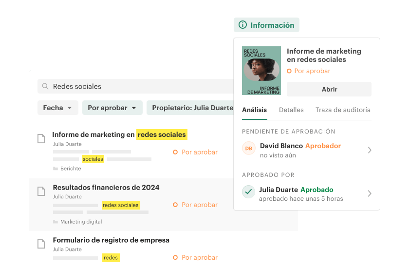 Optimiza los flujos de trabajo de documentos