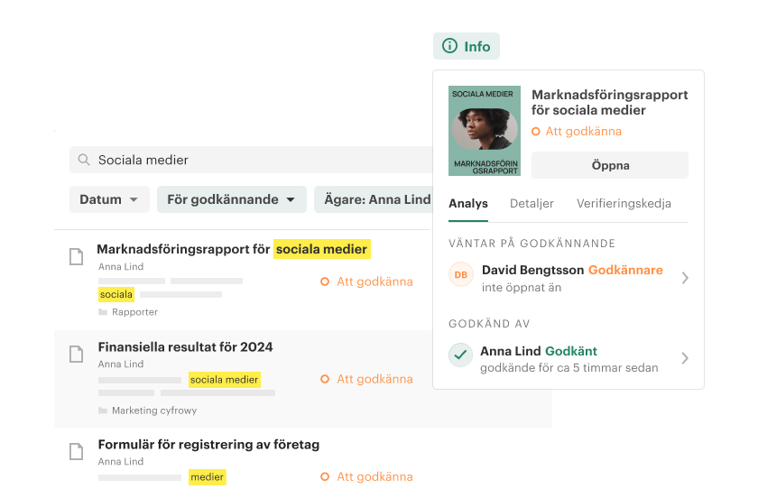 Optimera dokumentarbetsflödena