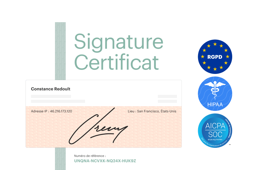 Signez électroniquement vos documents
