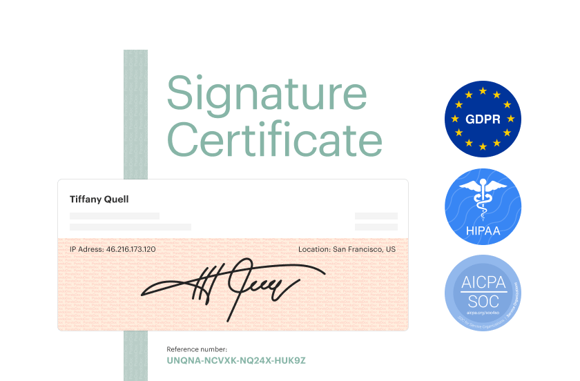 Sign documents electronically