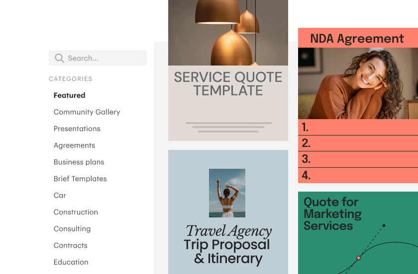 Control your company voice with branded templates