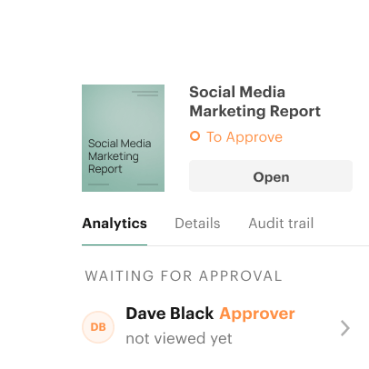 Review document analytics