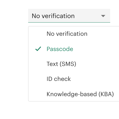 Customize the verification experience