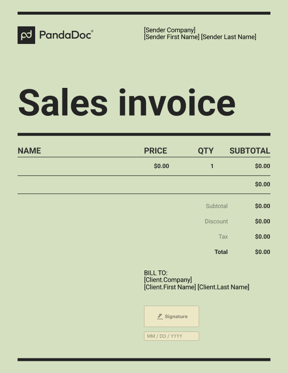 Invoice Template