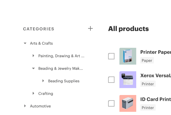 Catalog Categories