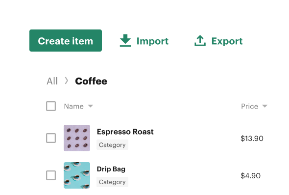Catalog Import