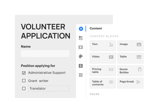 Document Application Volunteer
