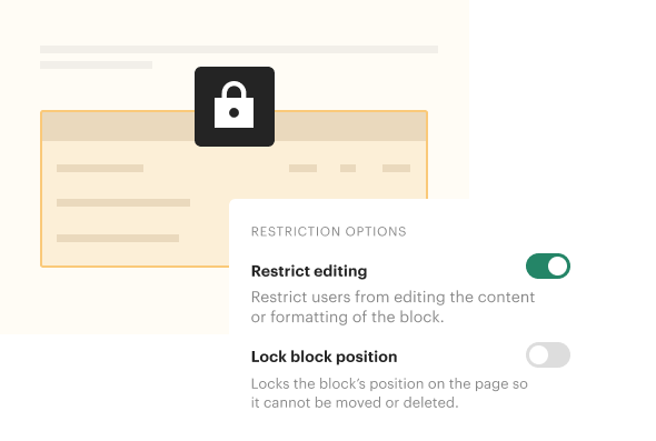 Document Content Locked