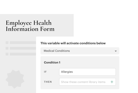 Employee Health Information Form