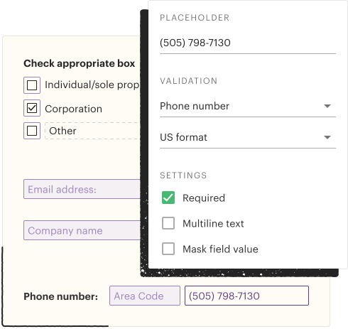 Fillable Form