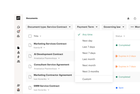 Filter Invoices