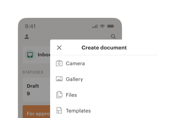 Mobile - Document Create