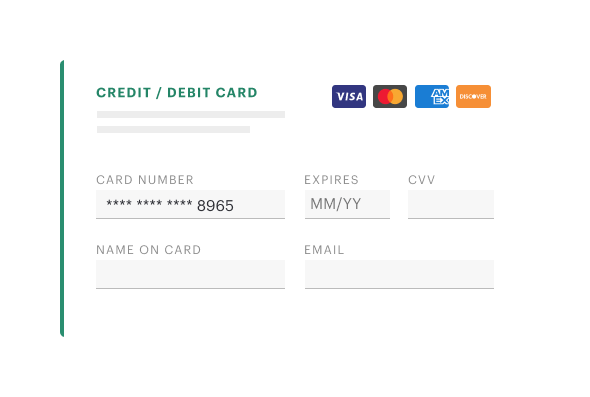 Payments Card