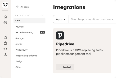 Pipedrive - Integration