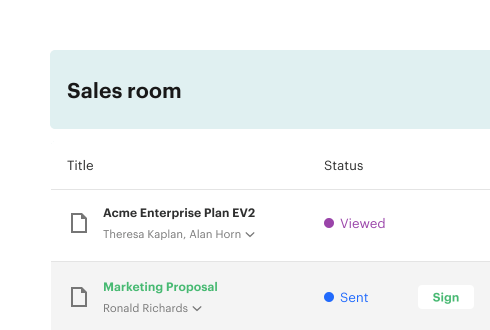 A virtual deal room for every project