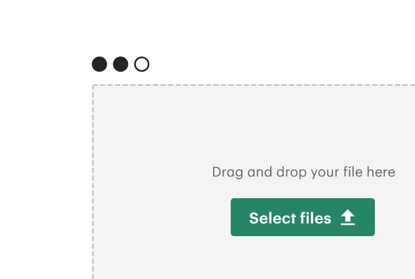 Drag-and-drop upload