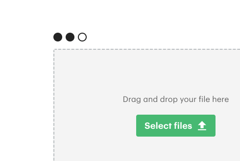 Drag-and-drop upload