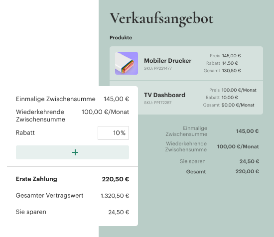 Die Angebotssoftware, die Ihnen mehr Deals sichert