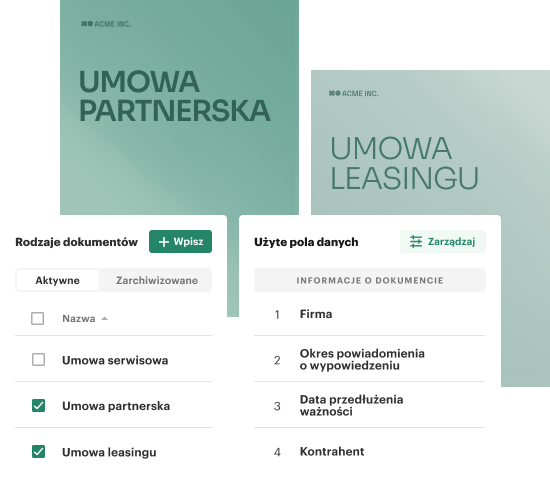 Pełna kontrola nad każdą umową